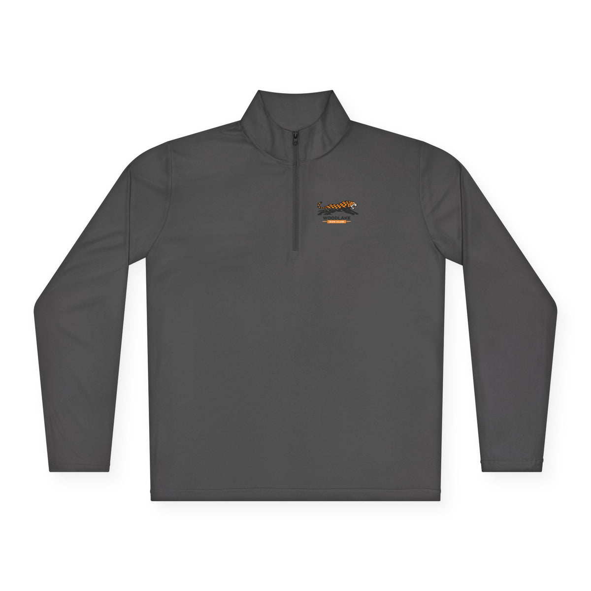 Quarter-Zip Pullover — Retro Dachshund Logo Chest Embroidery