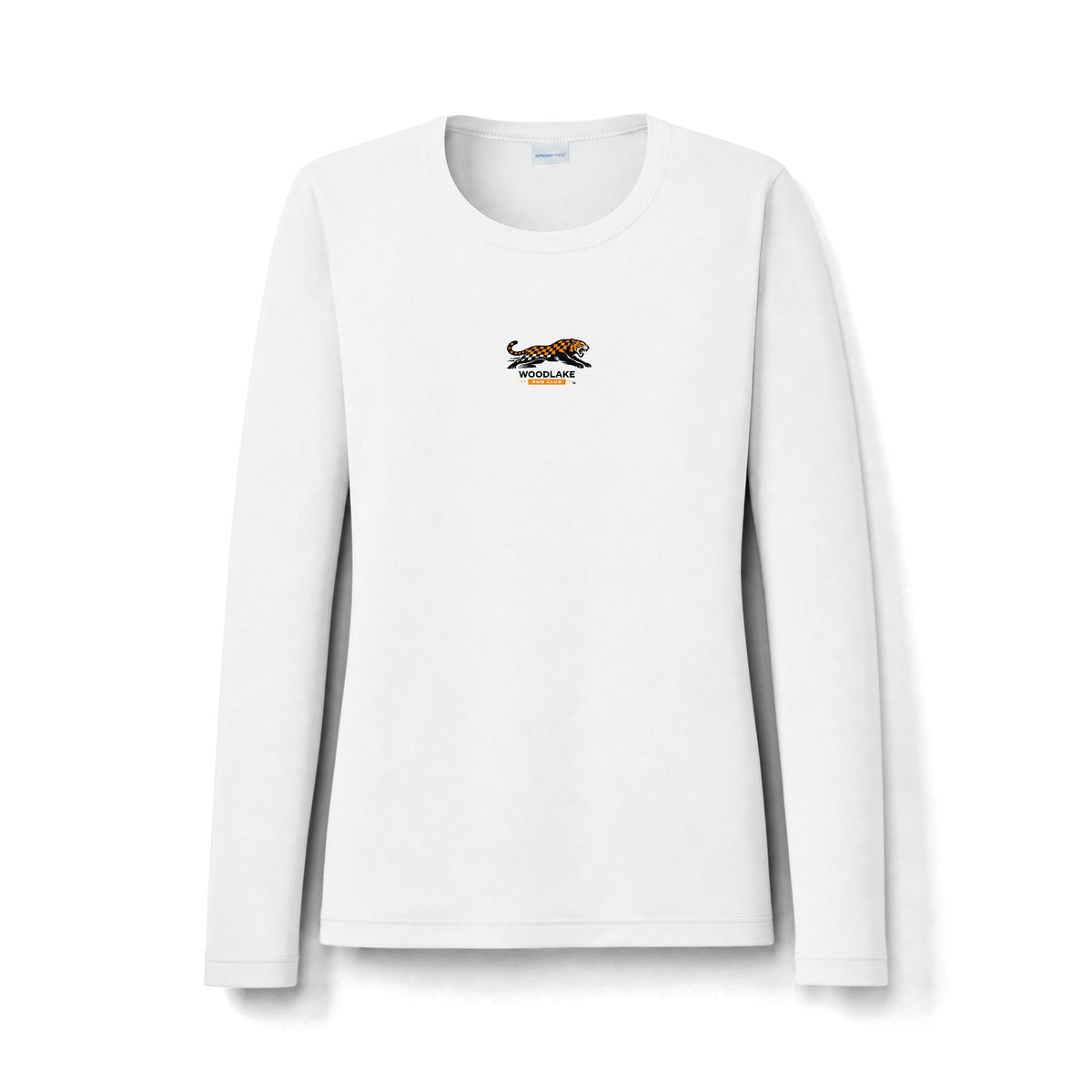 Women’s Long Sleeve UV Shirt — Small 'Tiger' Positivity Logo