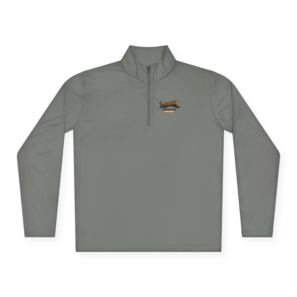 Quarter-Zip Pullover — Retro Dachshund Logo Chest Embroidery
