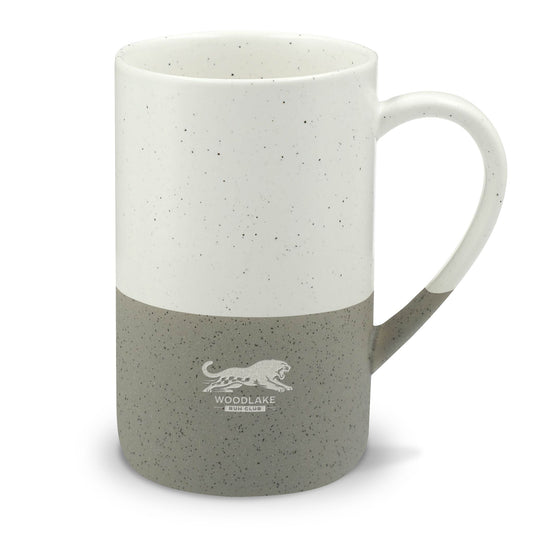 Speckled Two-Tone Ceramic Mug — 13oz Engraved Wayland Style