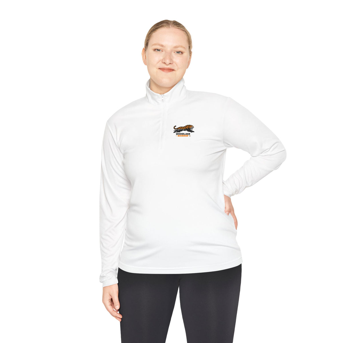 Quarter-Zip Pullover — Retro Dachshund Logo Chest Embroidery